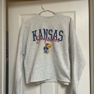 Kansas City Jayhawks Champion Cropped Pullover